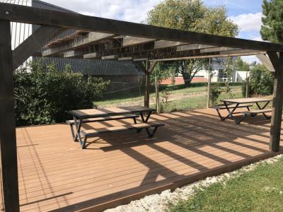 Terrasse composite sur ossature ZM 