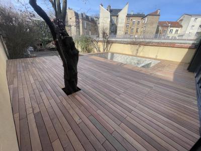 Terrasse bois exo (ipe ) Reims sur structure bois 