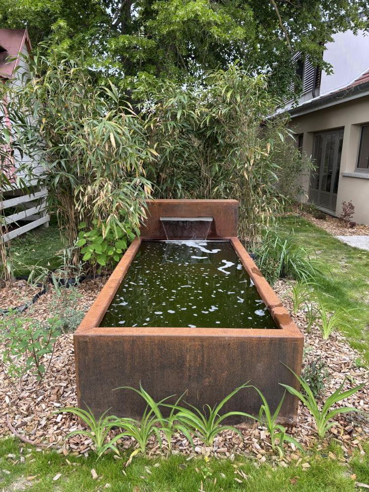 Bassin Corten Bezannes 